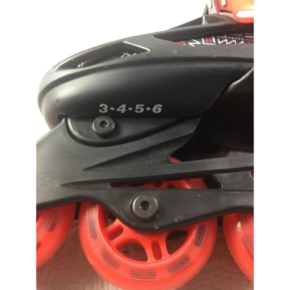 Adjustable Inline Skates Kids Size 3-6 Black & Red Roller Derby*Tribal Print*EUC - Picture 12 of 12